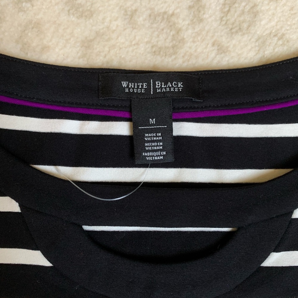 White House Black Market striped dress (M) - Picture 5 of 11
